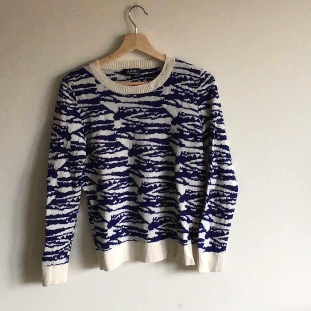 A.P.C. Rue Madame Paris wool sweater size L